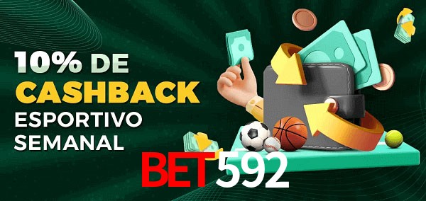 10% de bônus de cashback na bet592